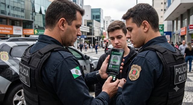 Como a biometria é usada na segurança pública ?