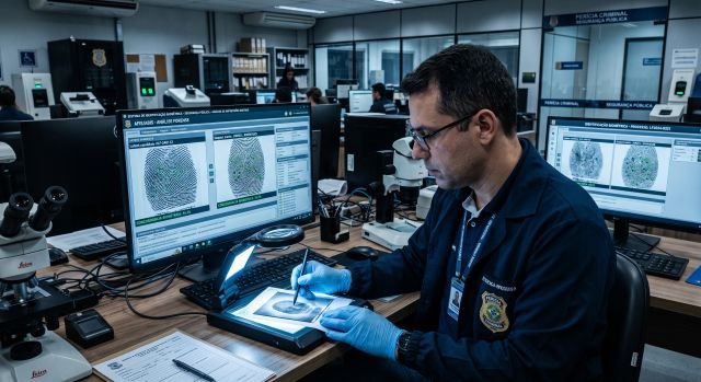 O papel do papiloscopista e a importância da impressão digital