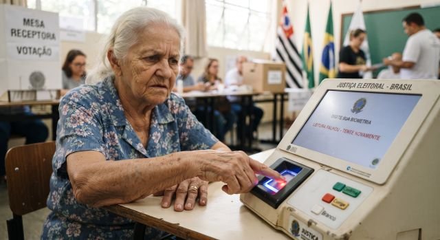 Por que os idosos têm mais dificuldade em votar com a biometria nas eleições?