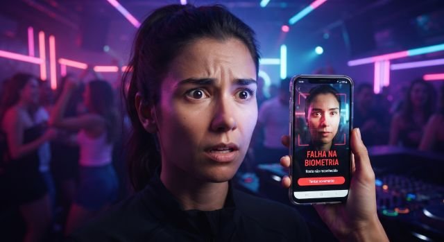 Por que a biometria facial não funciona bem no escuro?